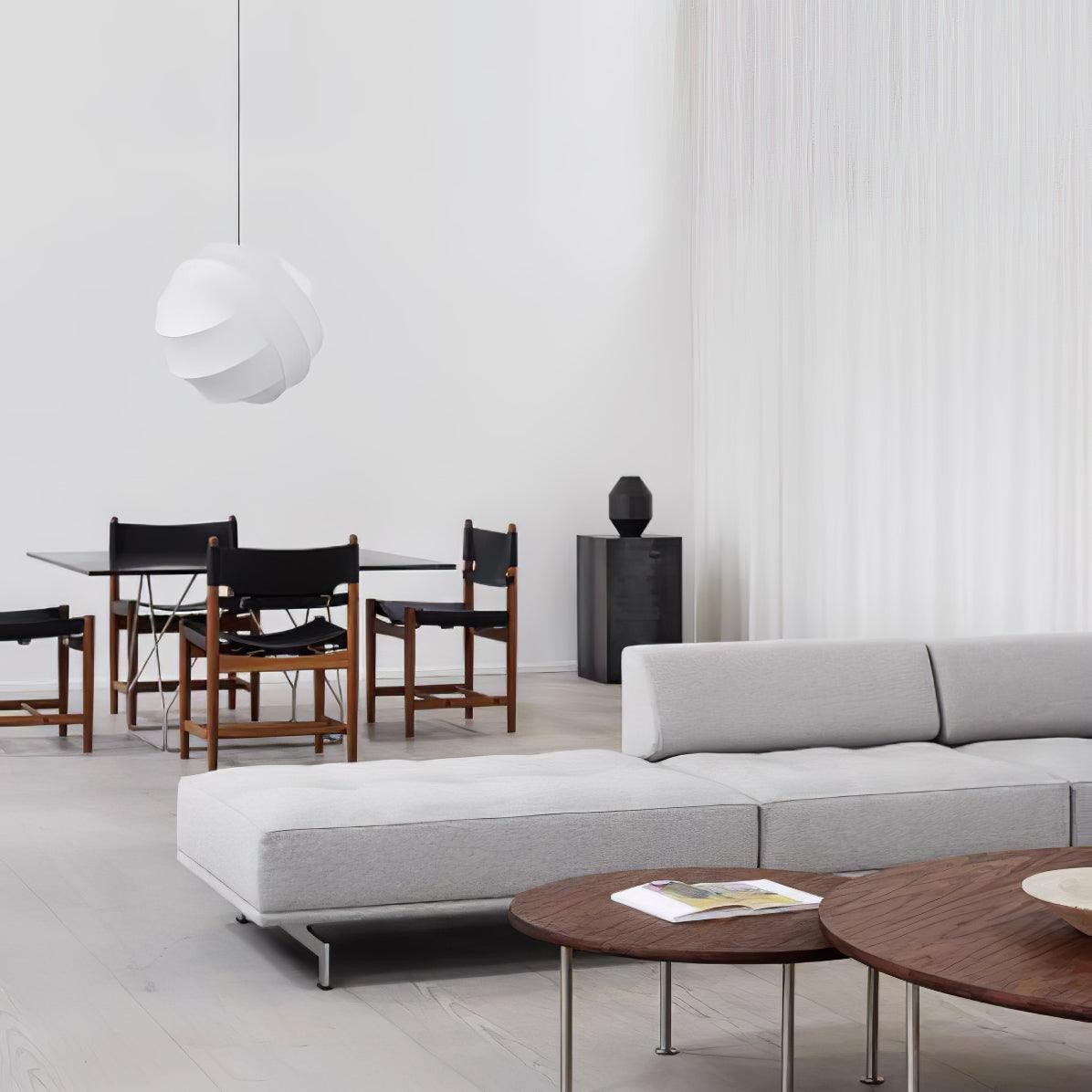 Wabi-Sabi Style Fiber Cocoon Pendant Lamp M400