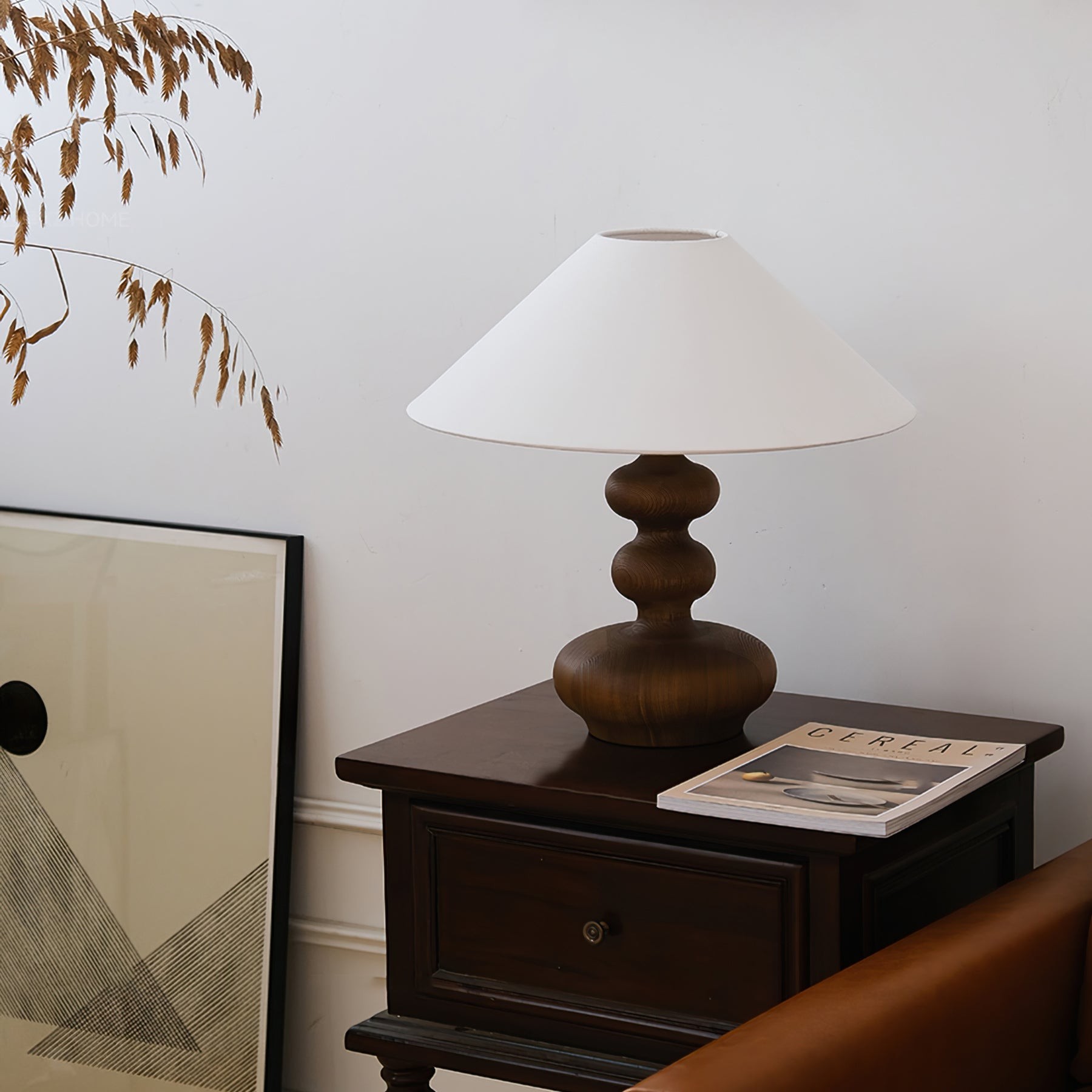 Nordic Retro Solid Wood Table Lamp M61