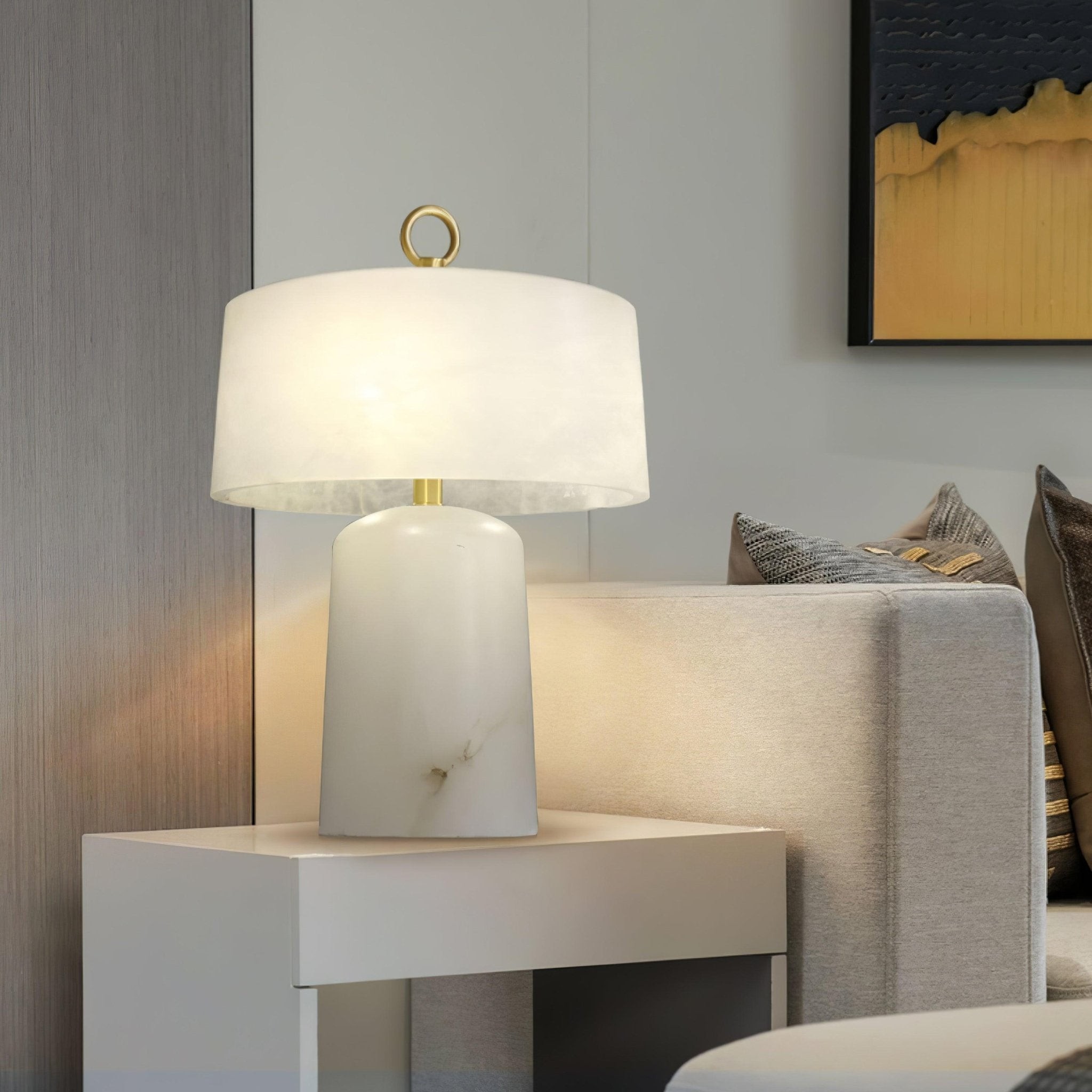 Light Luxury Style Marble Stone Table Lamp M481
