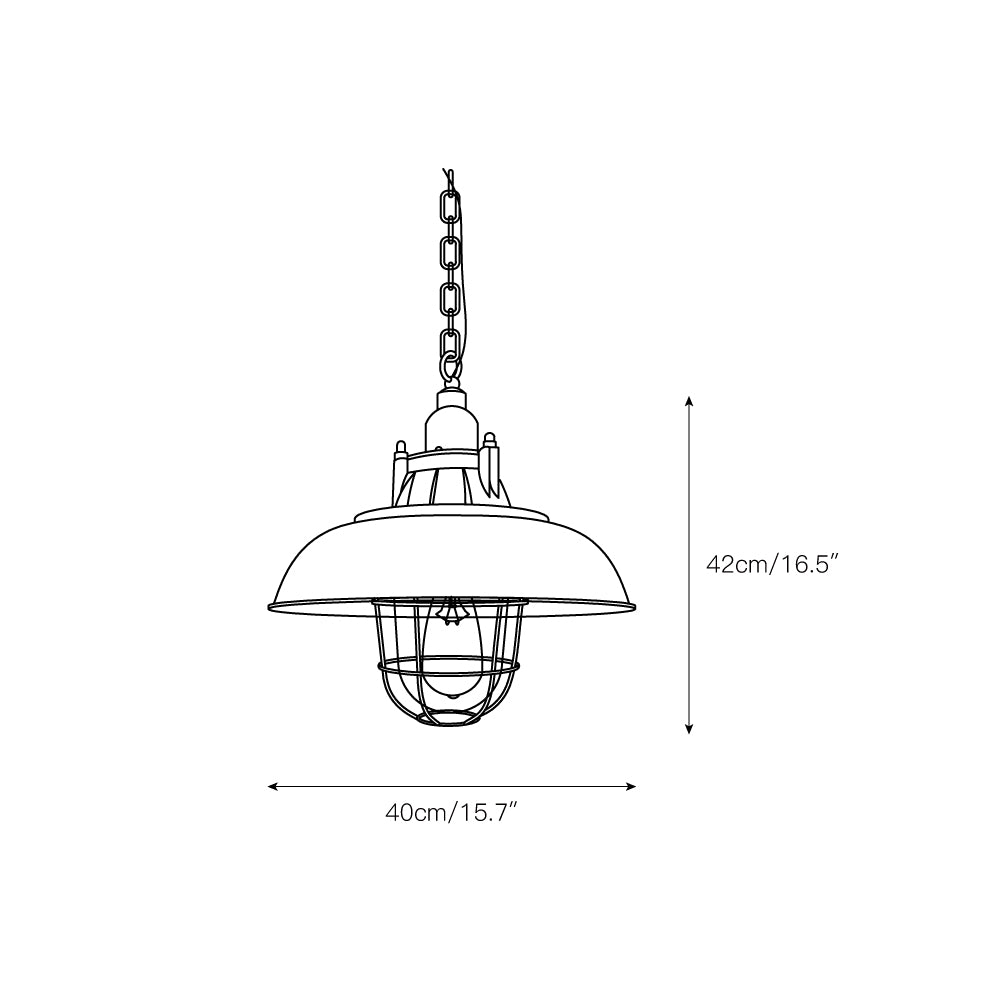 Thorlux Green Pendant Light T1689