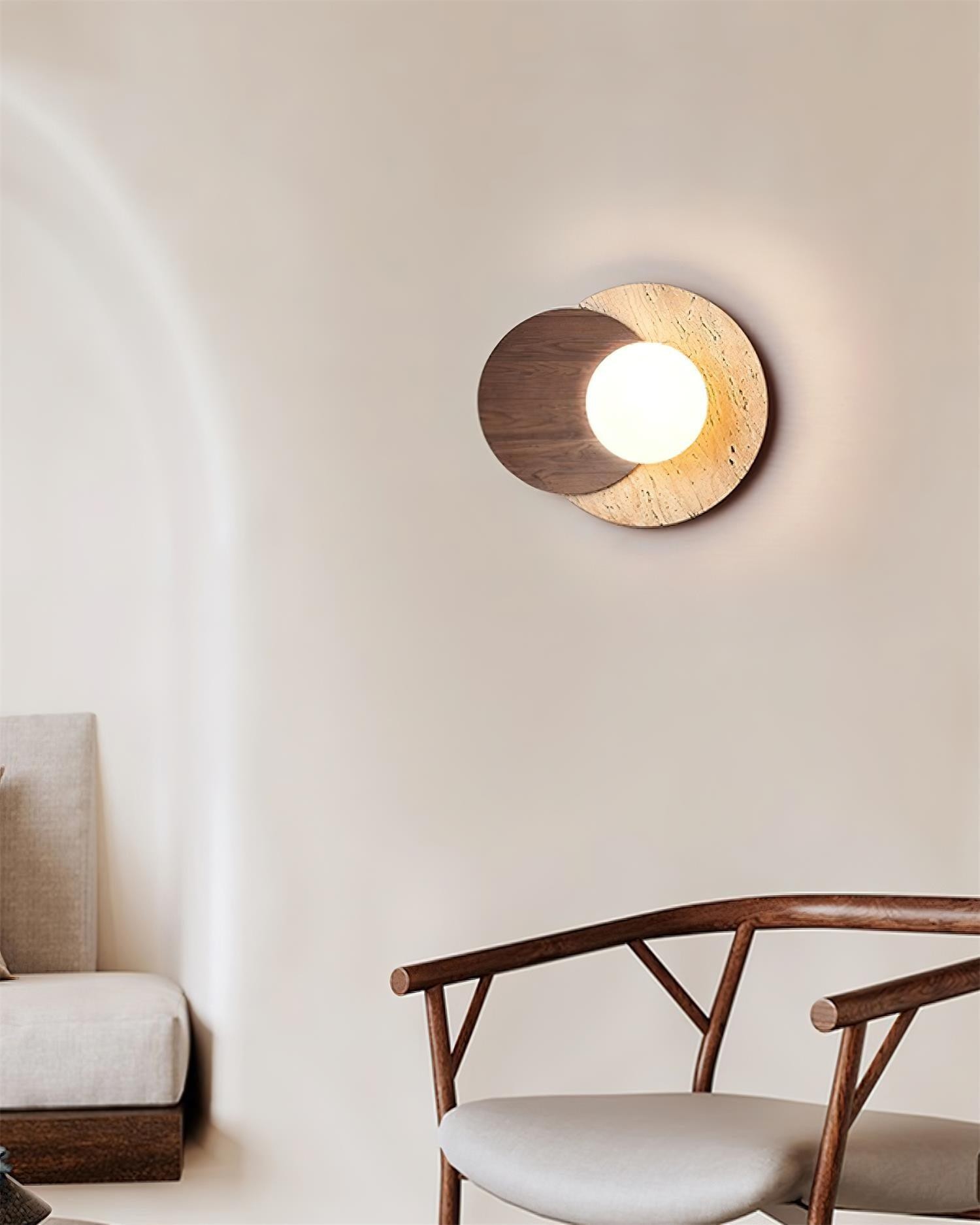 Wabi-sabi Eclipse Plug-In Wall Lamp M439