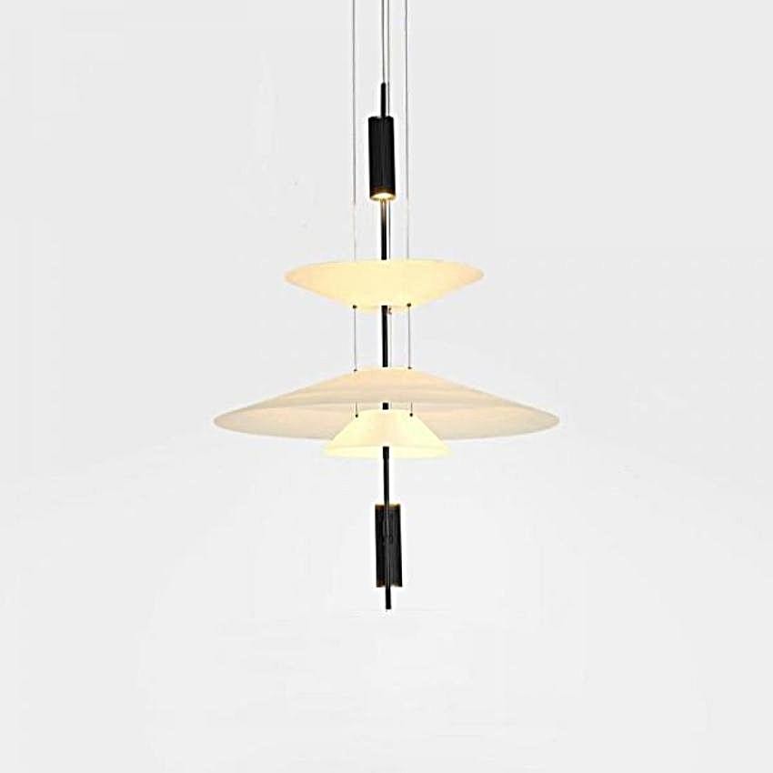 Plumeo Chandelier - Modern Layered LED Pendant for Living Room