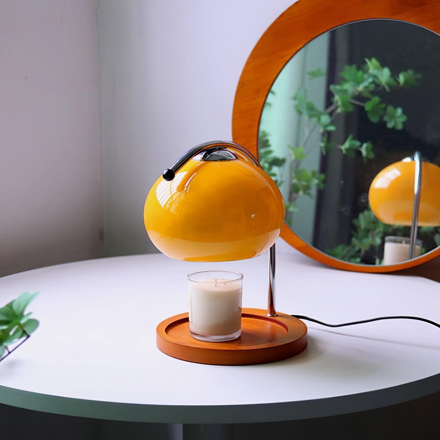 Modern Bauhaus Glass Candle Warmer Table Lamp M43