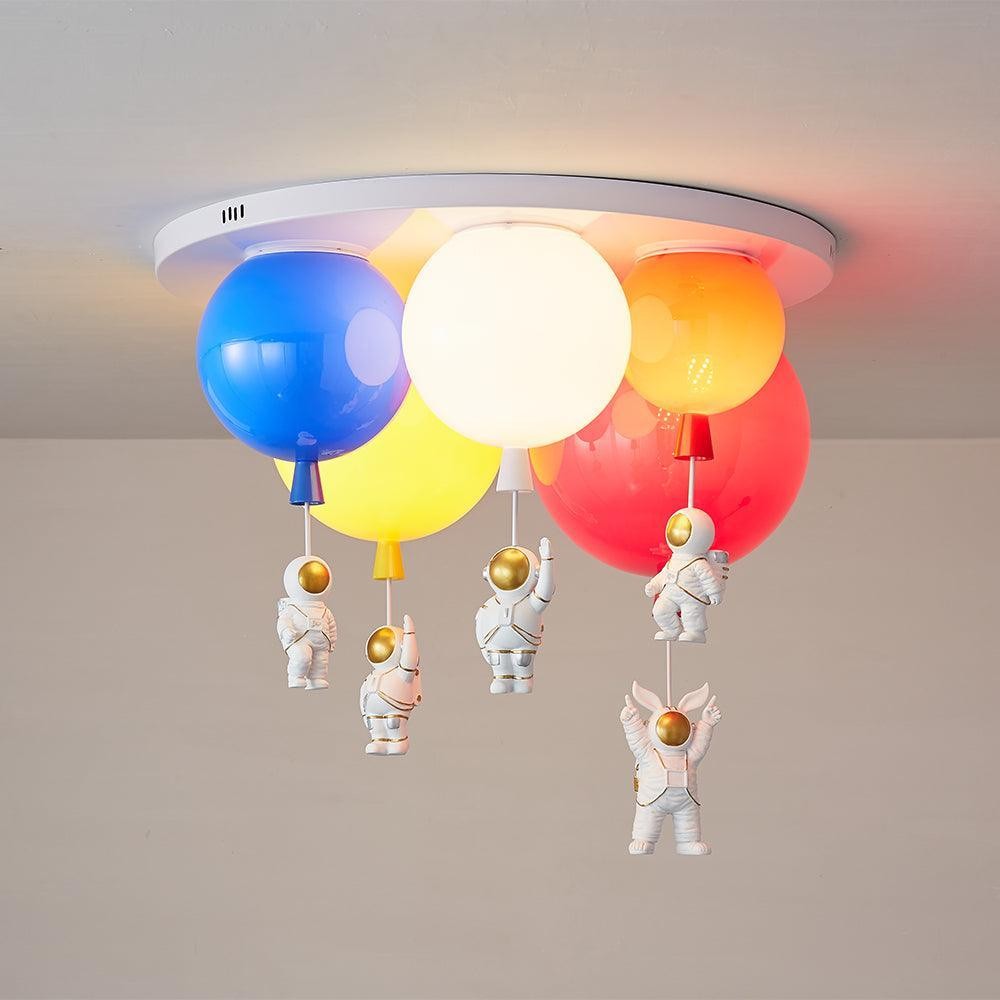 Astronaut Glossy Balloon Ceiling Lamp M390