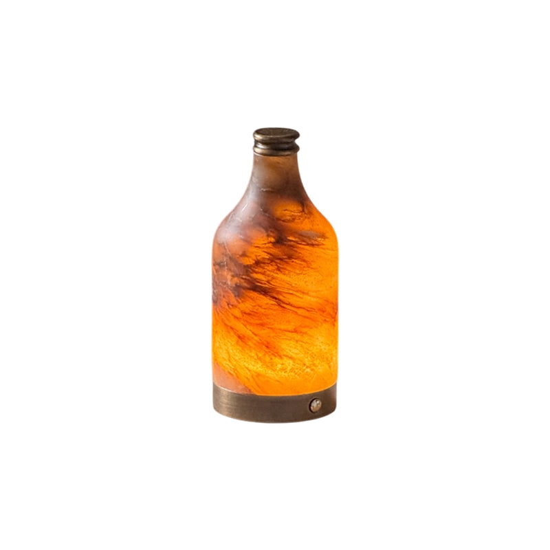 Wine Bottle Alabaster Table Lamp (Built-in Battery) T1893