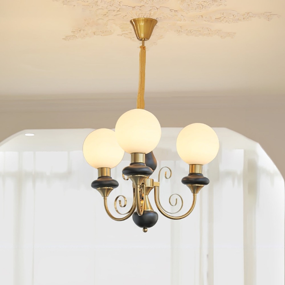 Modern Chandelier with Graceful Silhouette for Ambient Light S219