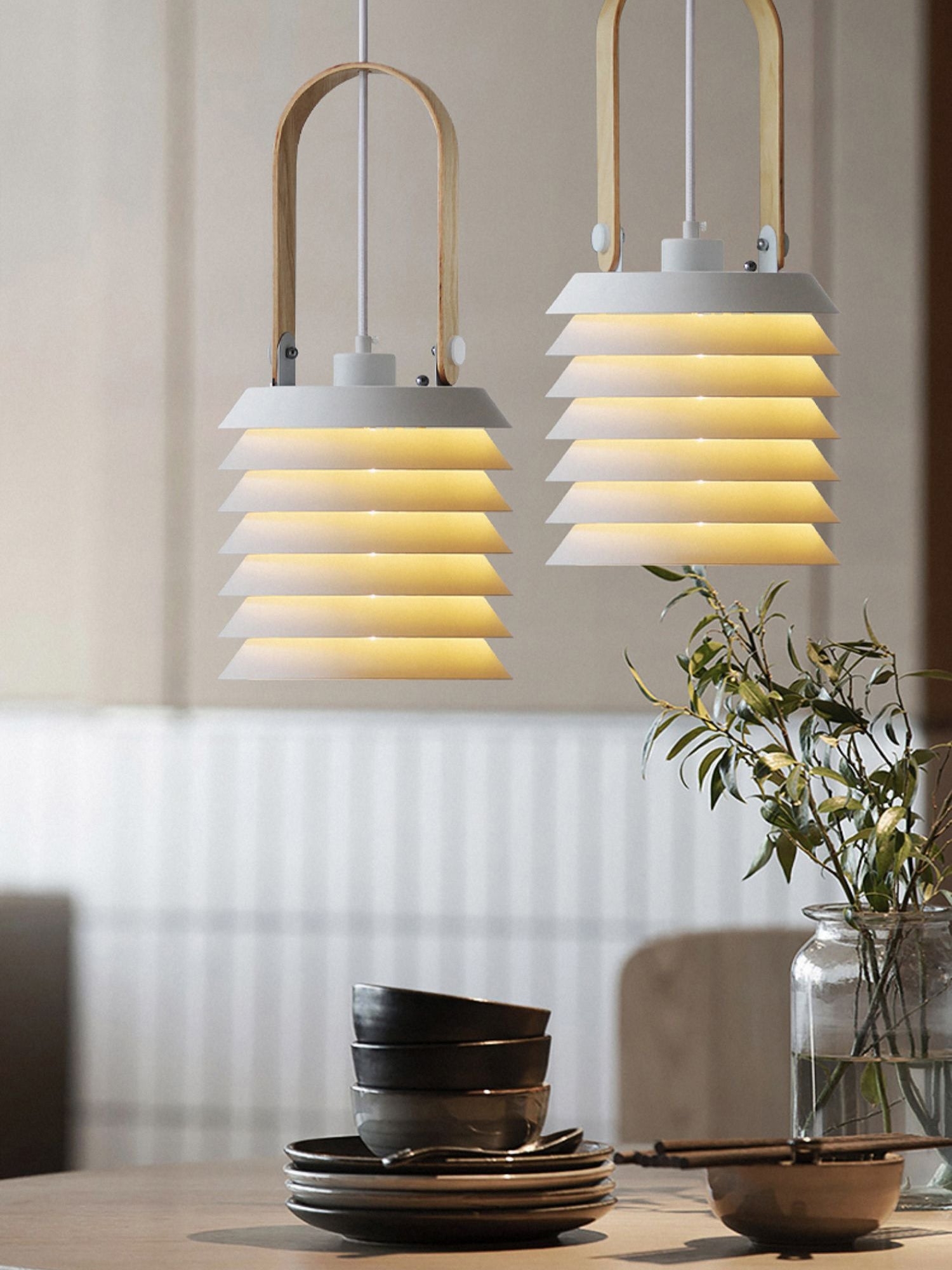 Minimalist Lantern Pendant Lamp T1644