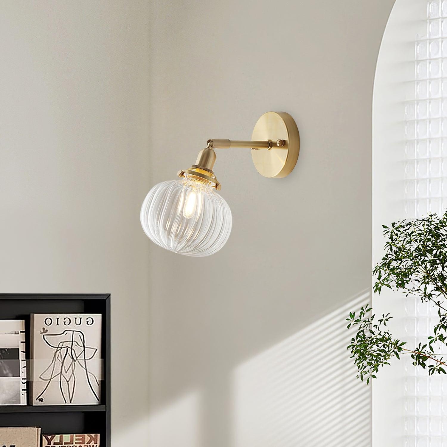 Simple Hallway Entrance Pumpkin Pattern Wall Lamp M108