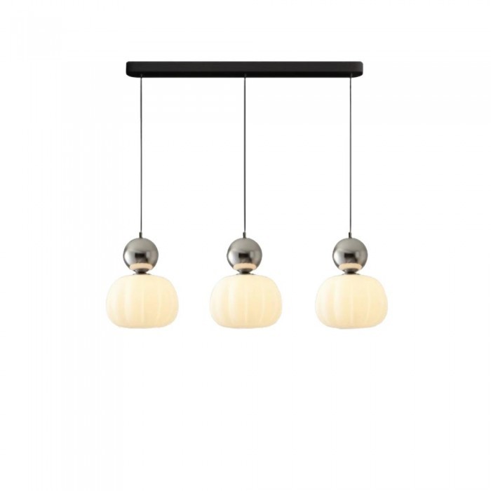 Ornavigo Cream Bauhaus Pumpkin Pendant — Living Room & Dining Area S199
