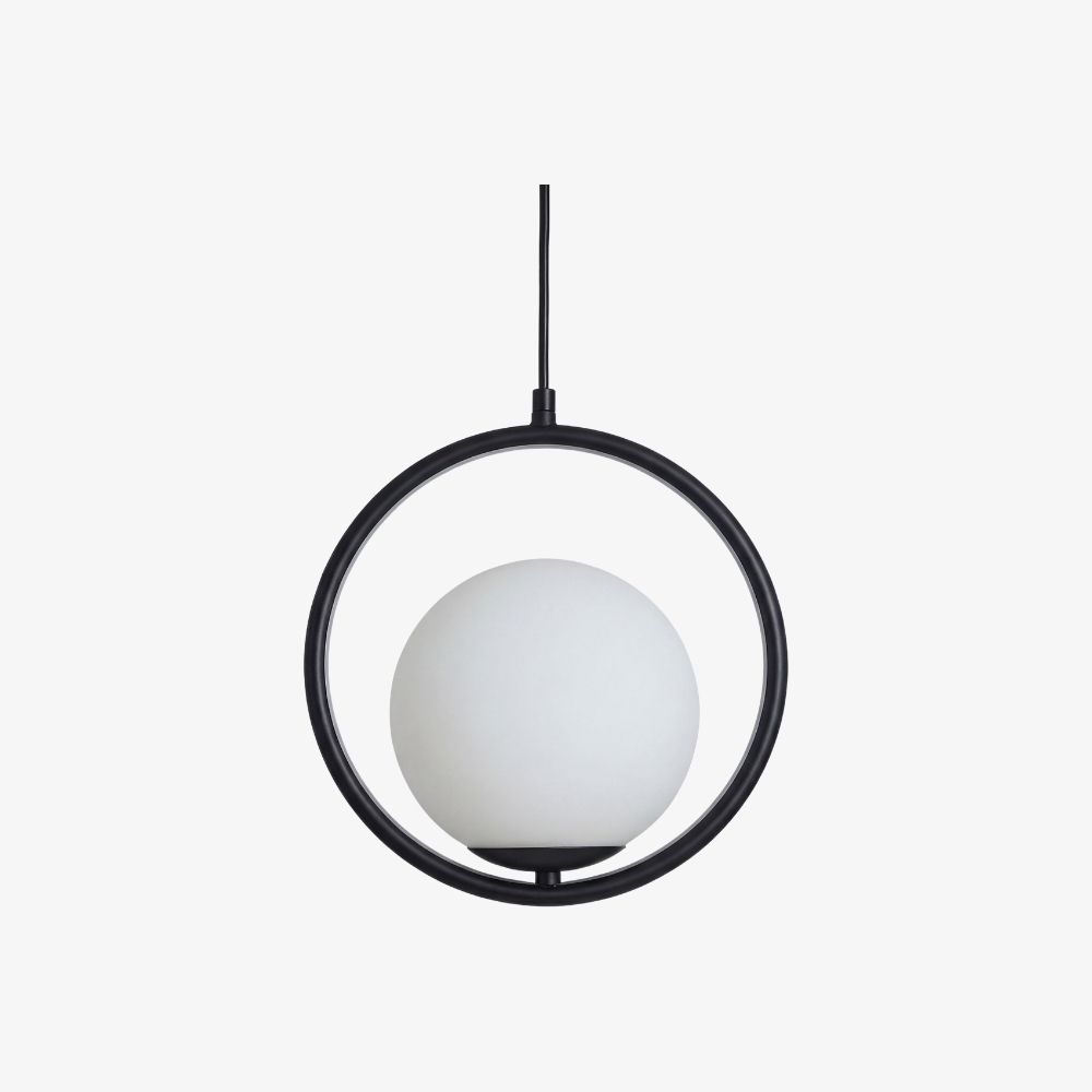 Lunectra Modern Pendant Light Geometric Design - Contemporary Hanging Lamp for Living Room T1177