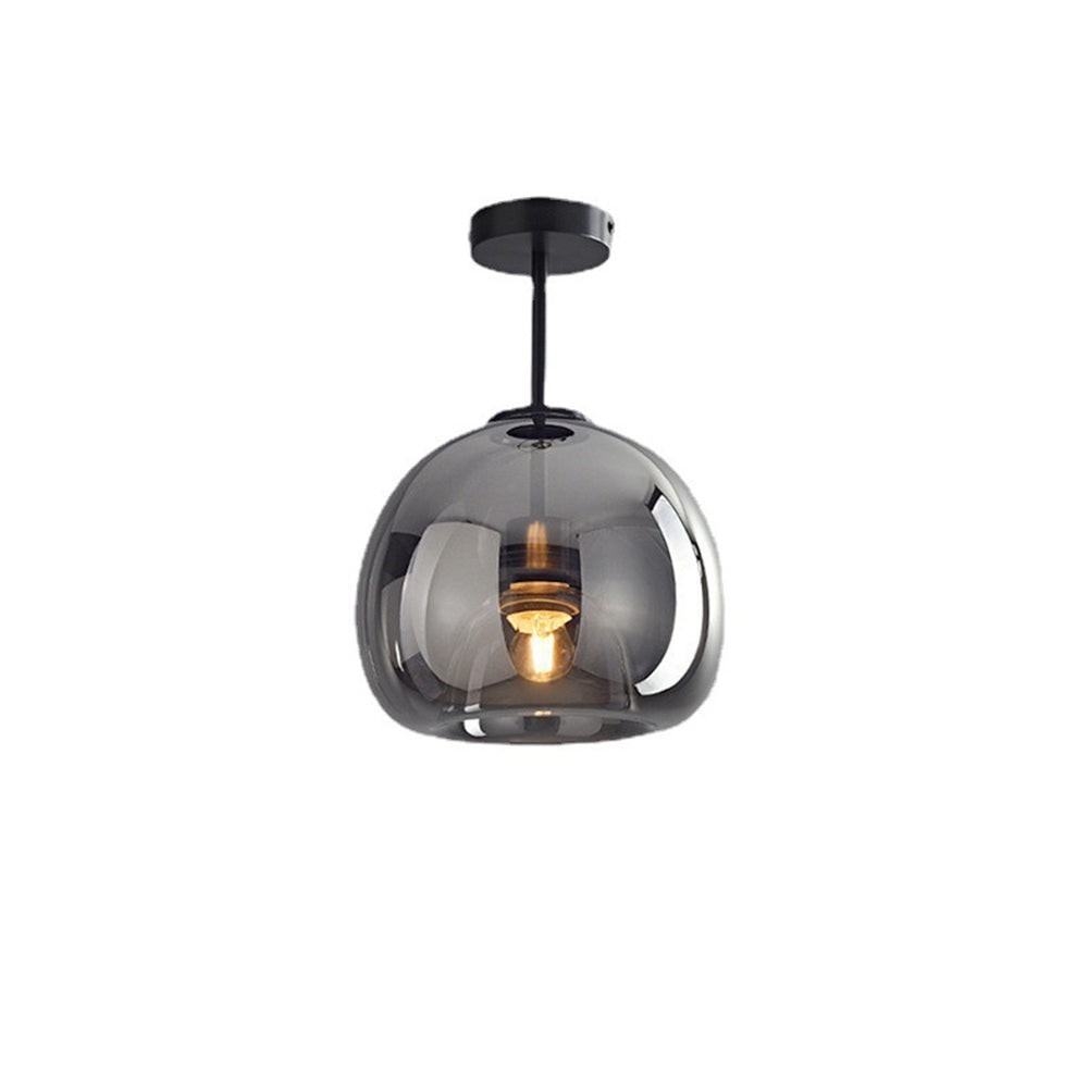 Retro Bubble Concave Glass Ceiling Lamp M05
