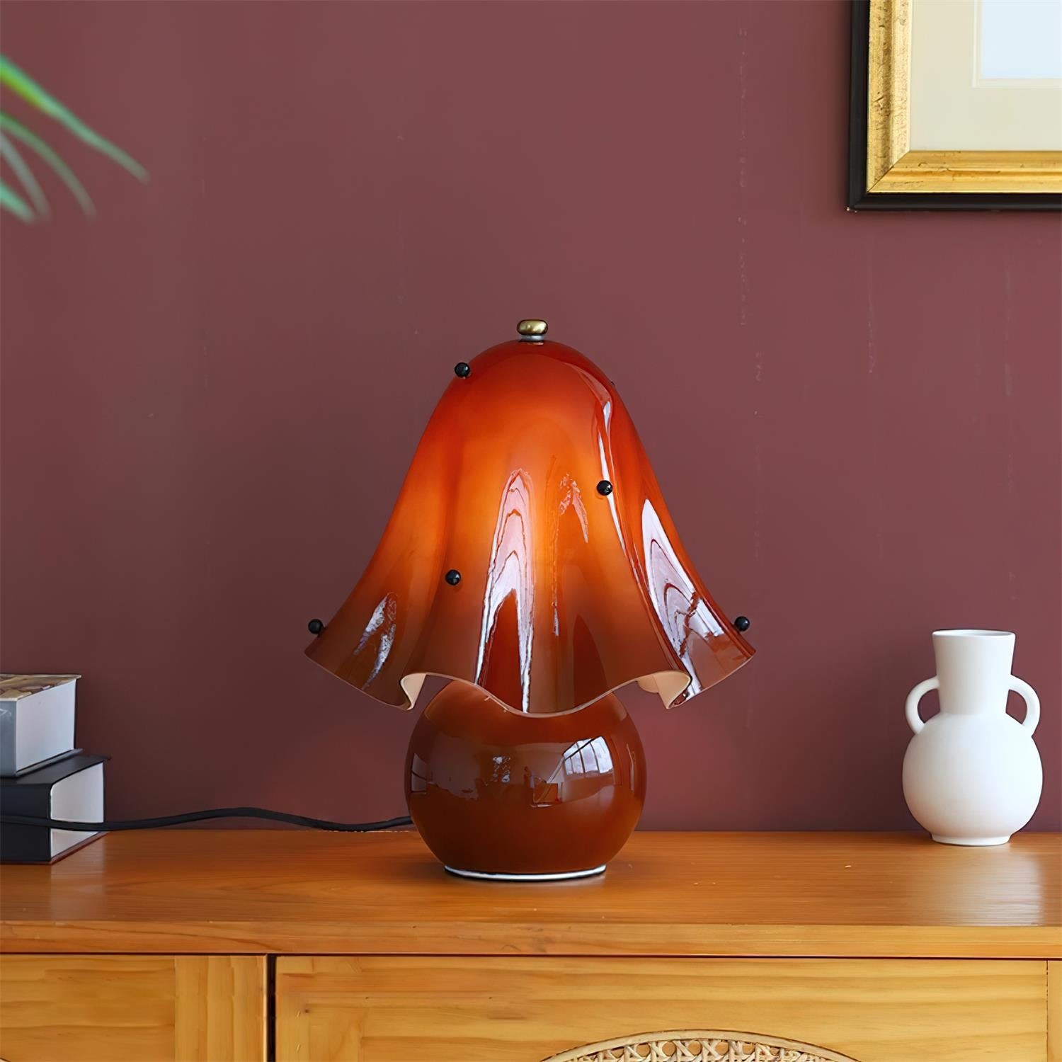 Bellina Sculptural Bell Flower Table Lamp - Accent Lighting for Room T281