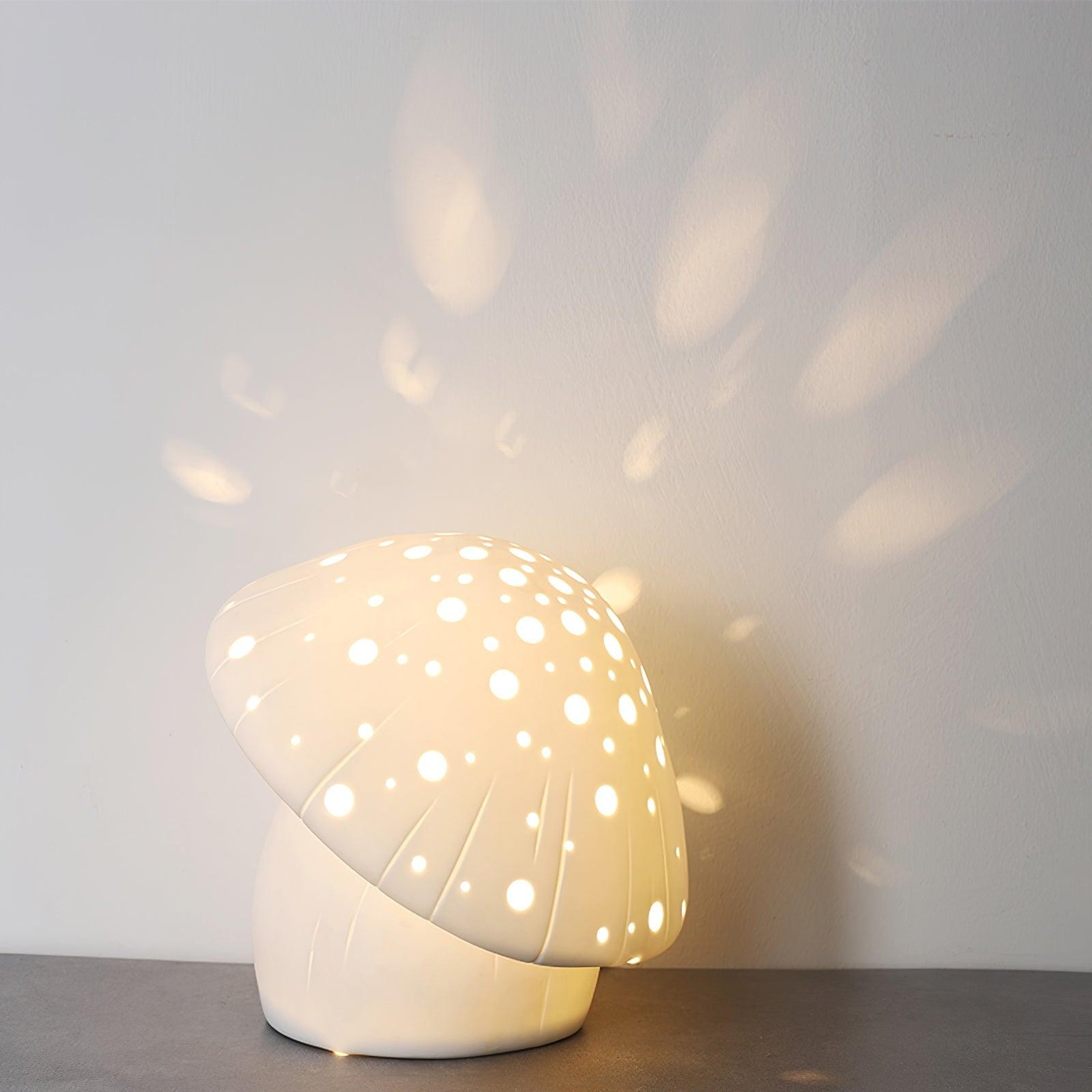Cartoon Mushroom Skeletonized Table Lamp M363