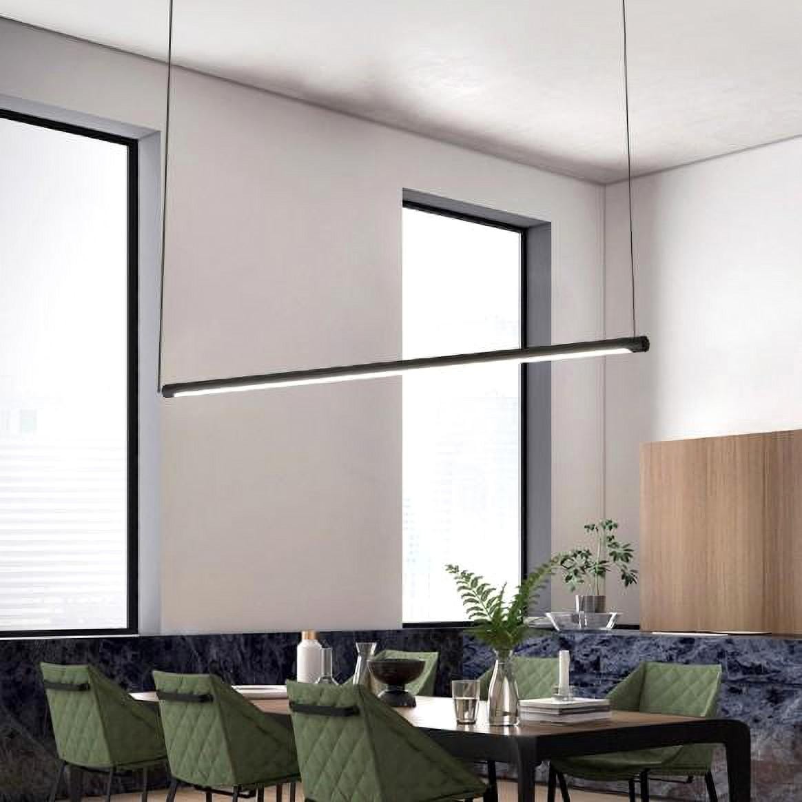 Linear LED Pendant Light-Horizontal