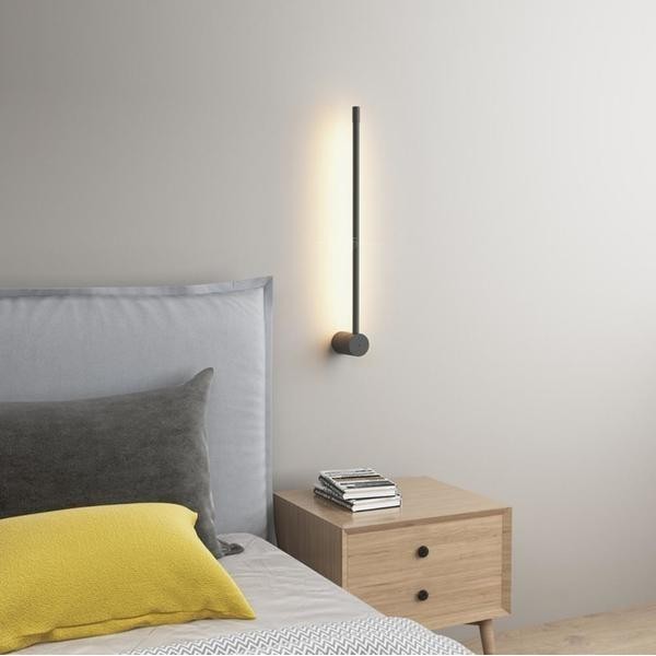 Industrial Modern Black Linear LED Wall Lights S114