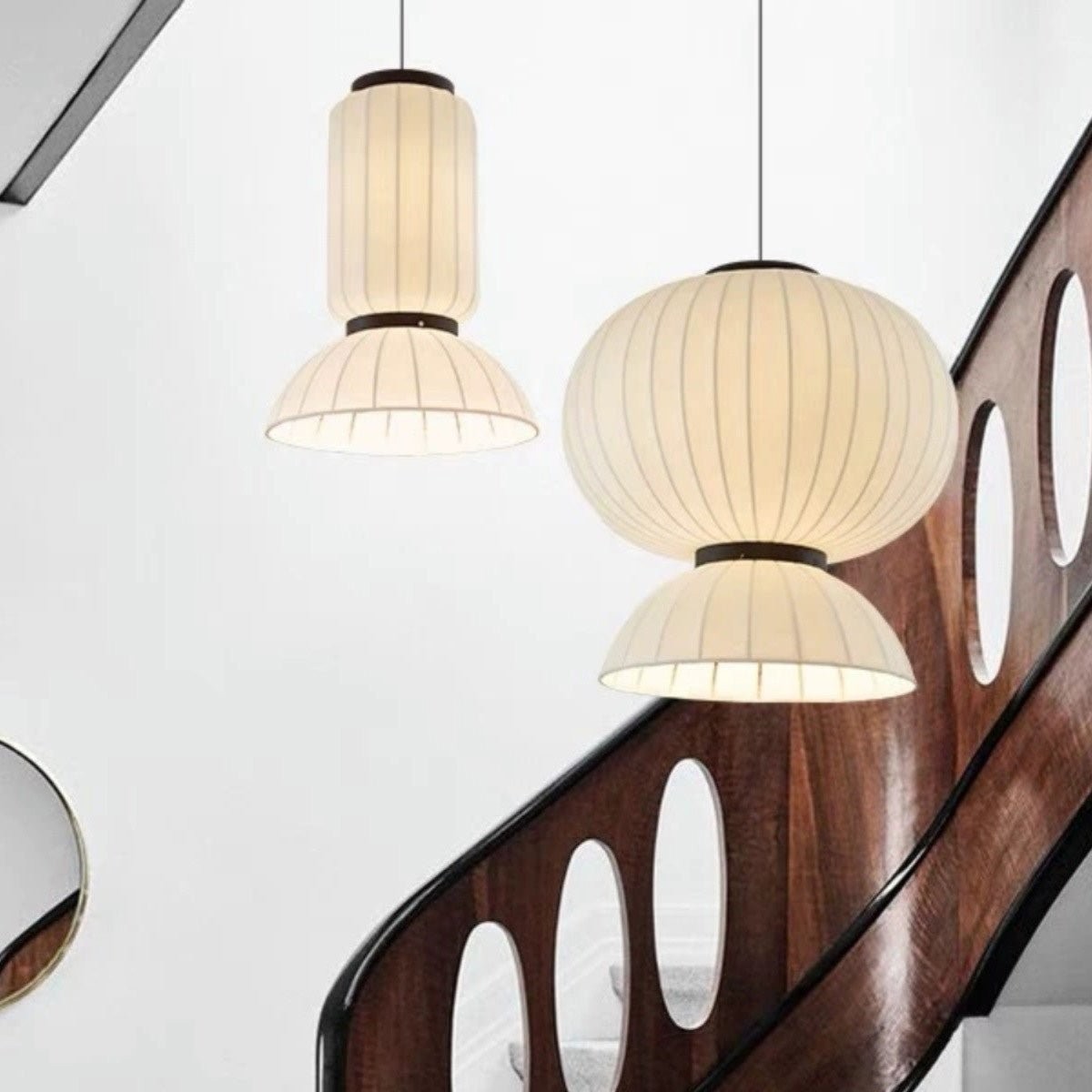 Mulberry Silk Lantern Pendant Light M433