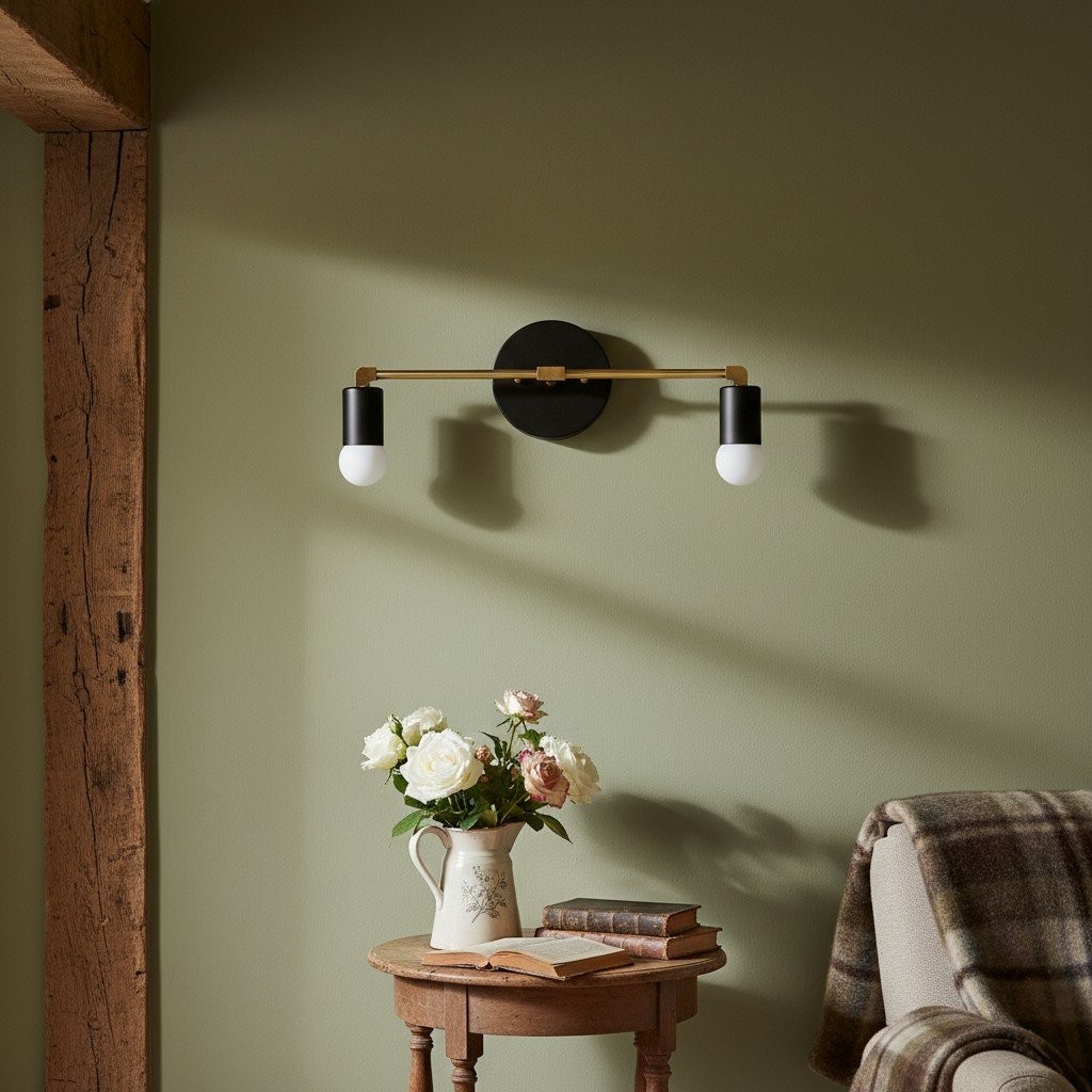 Mobilux Line industrial Bathroom Vanity Light - Minimalist Wall Sconce - Elegant Fixture T322