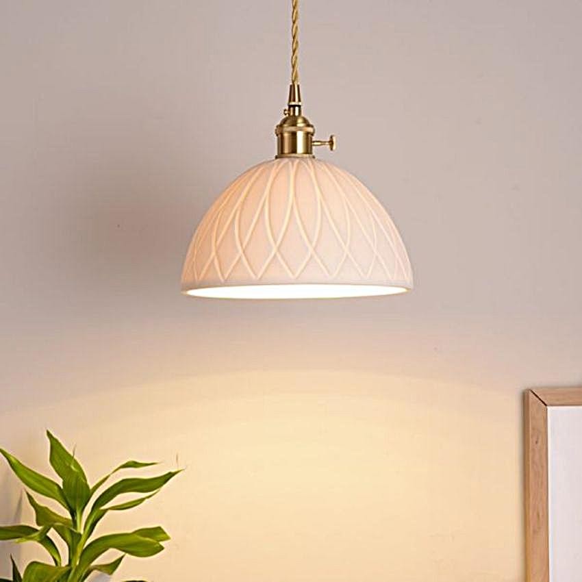 Ceramic Brass Pendant Series
