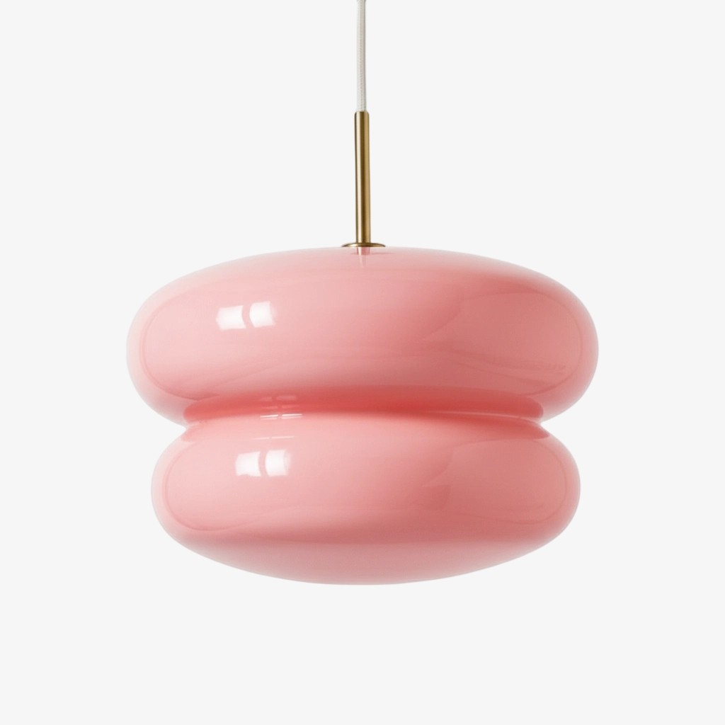 Orra Opal Glass Dome Pendant - Modern Hanging Light for Kitchen T421