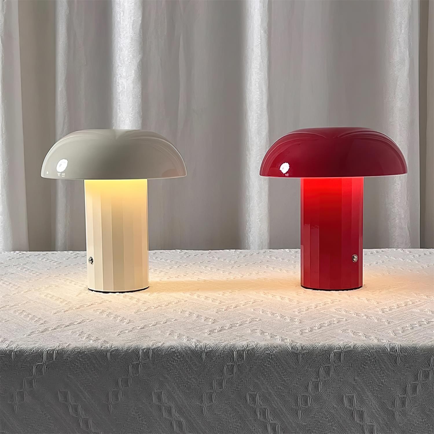 Mushroom Portable Bedside Table Lamp For Bedroom M95