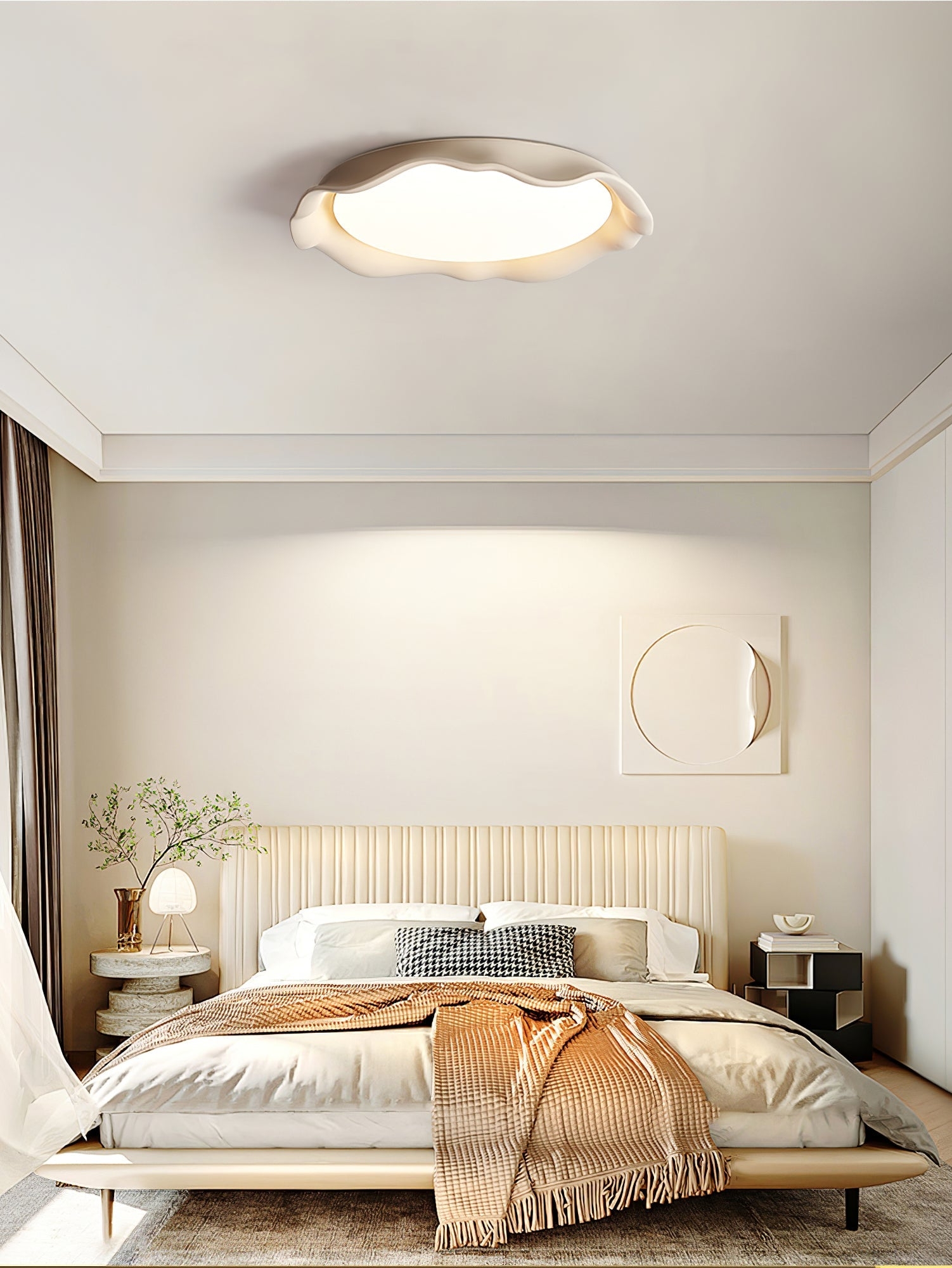 Aera Microcement Ceiling Light T1604
