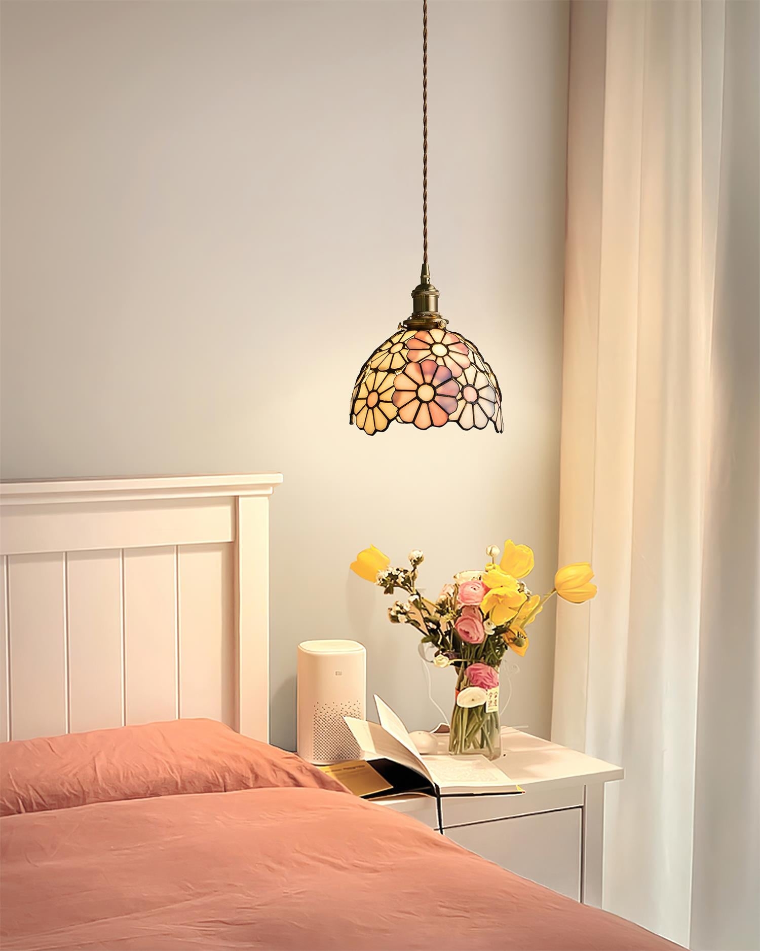 Suka Floral Plug In Pendant Lamp T1356