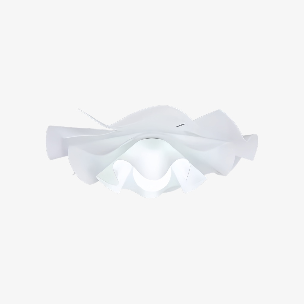 Layered Petal Ceiling Light - Modern Acrylic and Iron for Bedroom S401