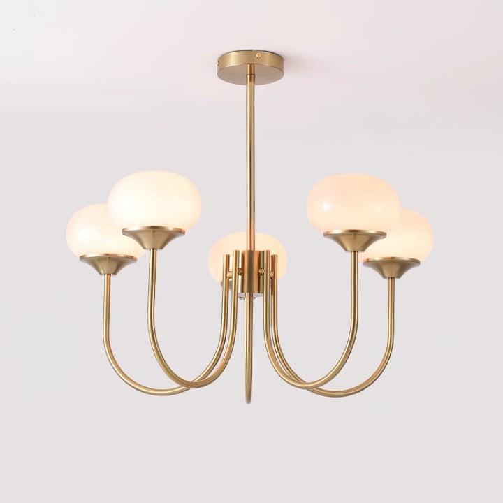 Bauhaus Glass Ball Marshmallow Chandelier S200