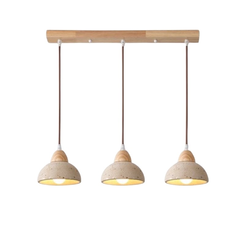 Modern Japanese Stone Pendant Light with Adjustable Suspension S269