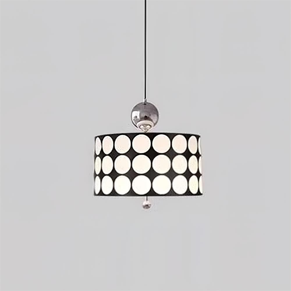 Polka Dot Lattice Pendant Lamp - French Vintage Light for Dining M165