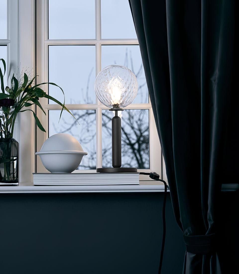 Spherical Stylish Glass Induction Table Lamp M532
