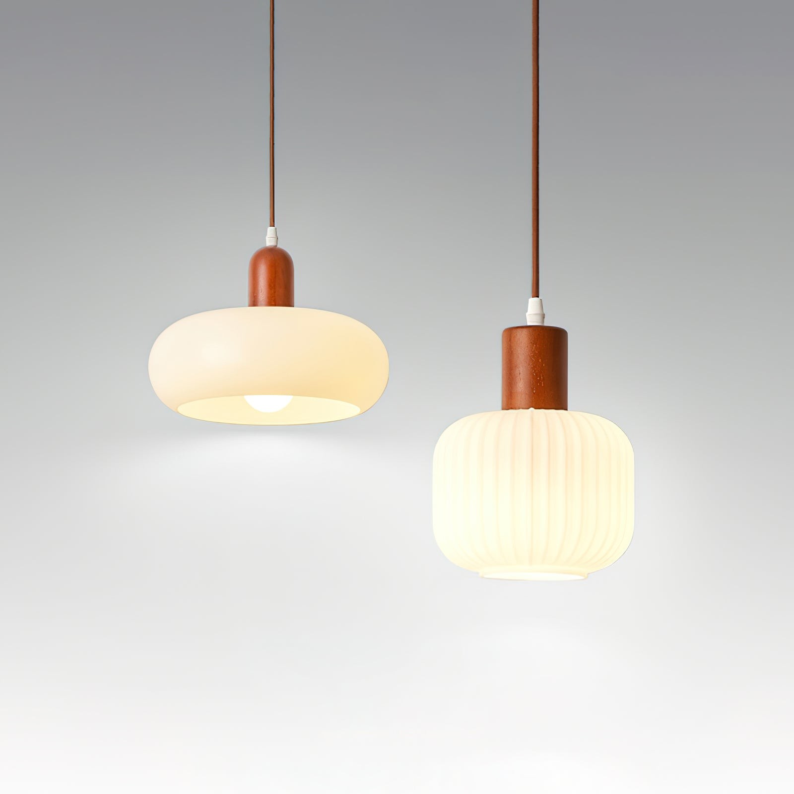 Mid Century Modern Glass Pot Pendant Lamp For Kitchen Island M235