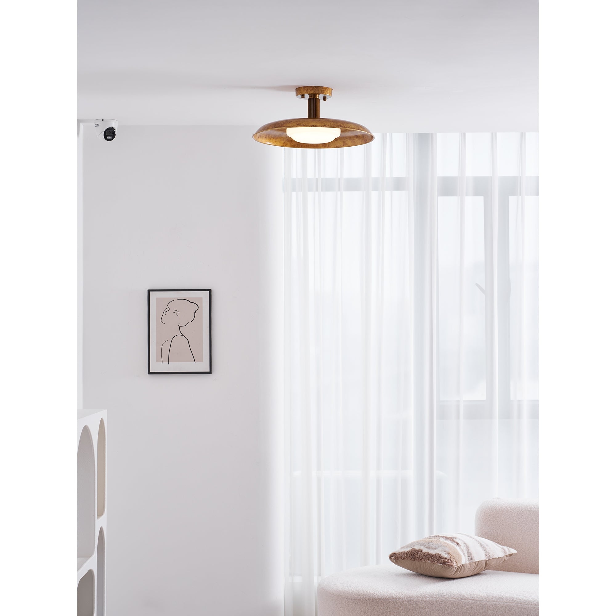 Pot-Lid Style Flat-Panel Ceiling Light T1921