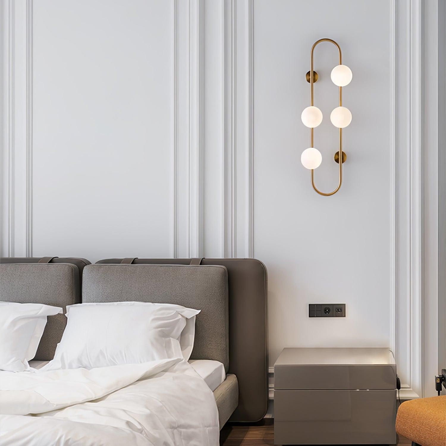 Nordic Modern Geometric Glass Globe Wall Lamp M468