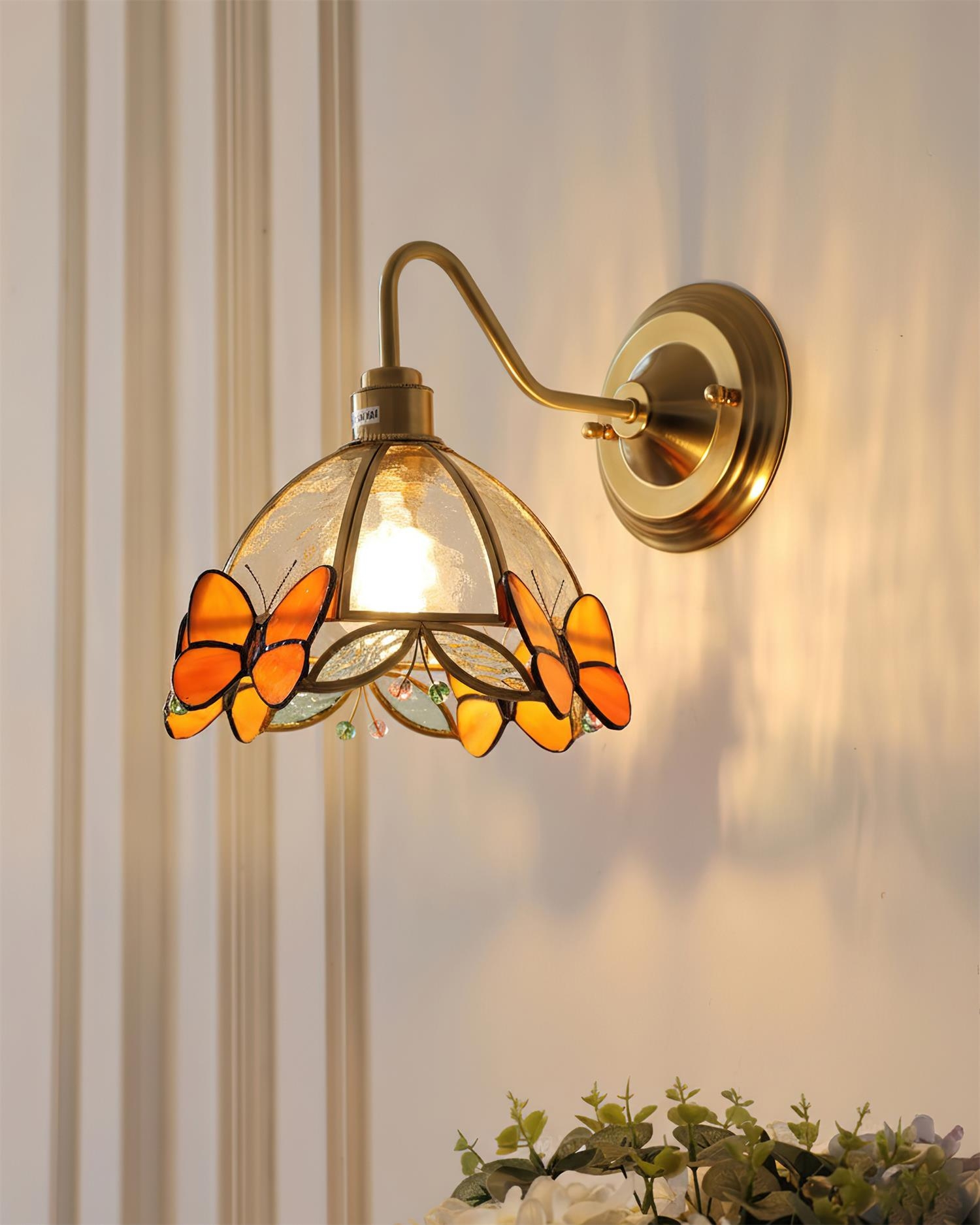 Butterfly Jewel Wall Lamp T1464