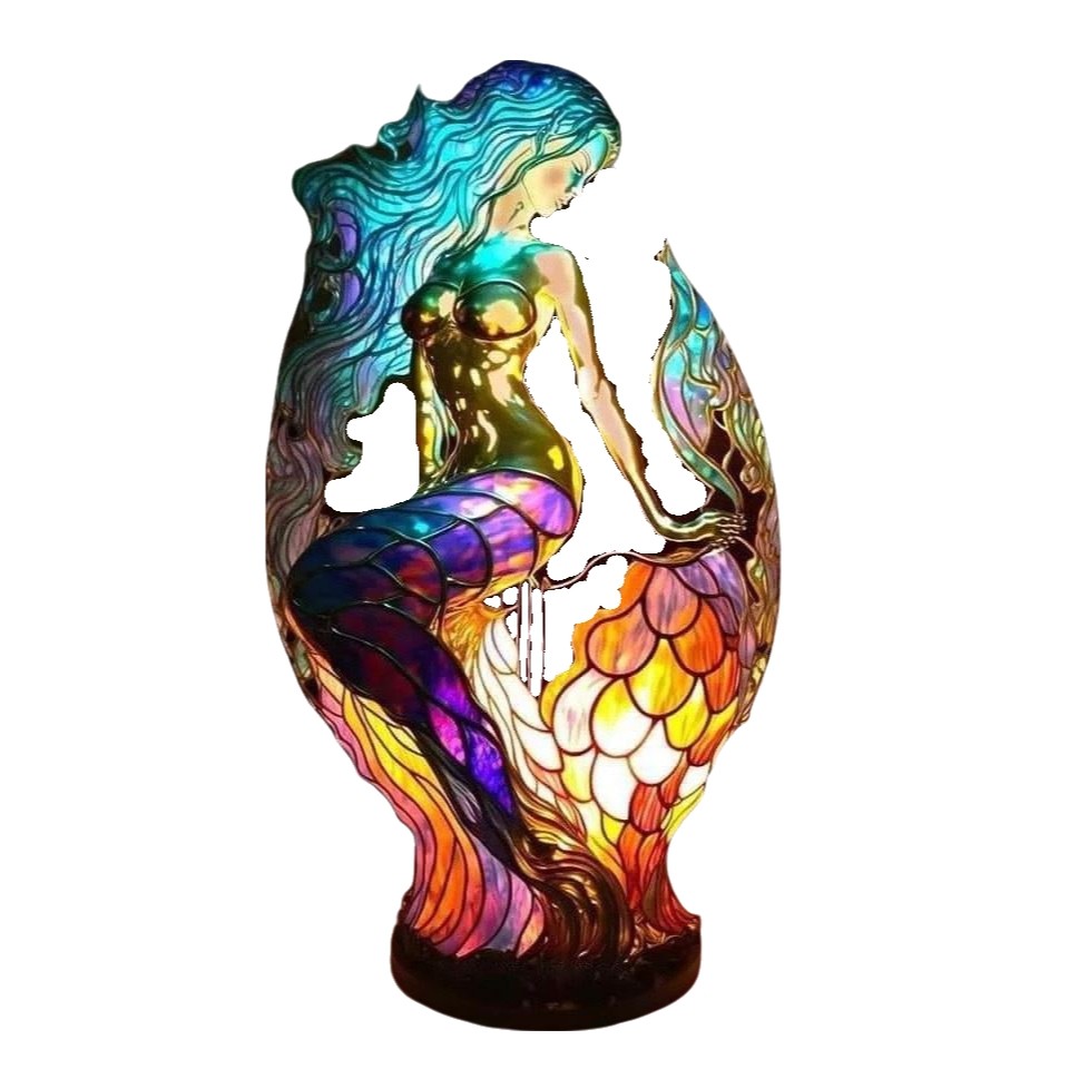 Magical Animal Statue Resin Table Lamp M537