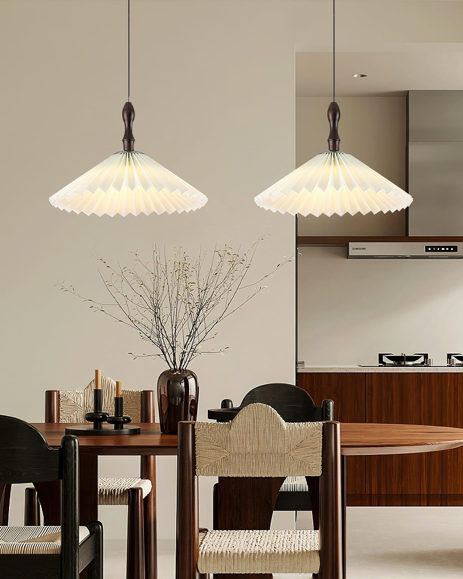 Simple White Flower Paper Pendant Lamp M552