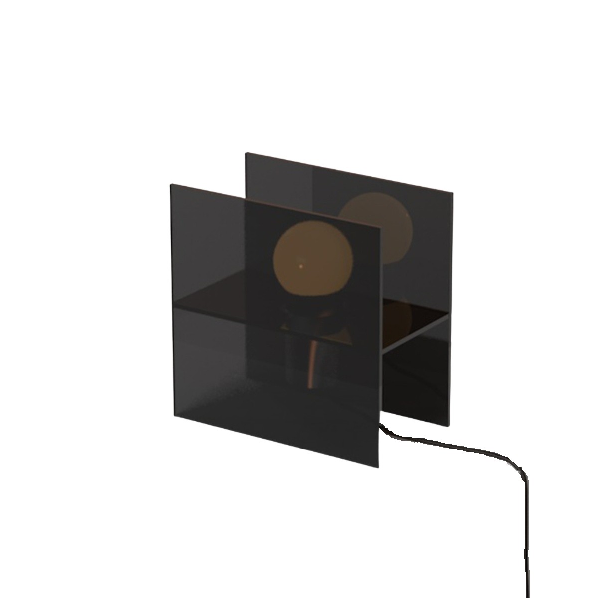 Afterglow Sunset Ocean Horizon Table Lamp - Modern Acrylic for Bedroom and Living Room S258