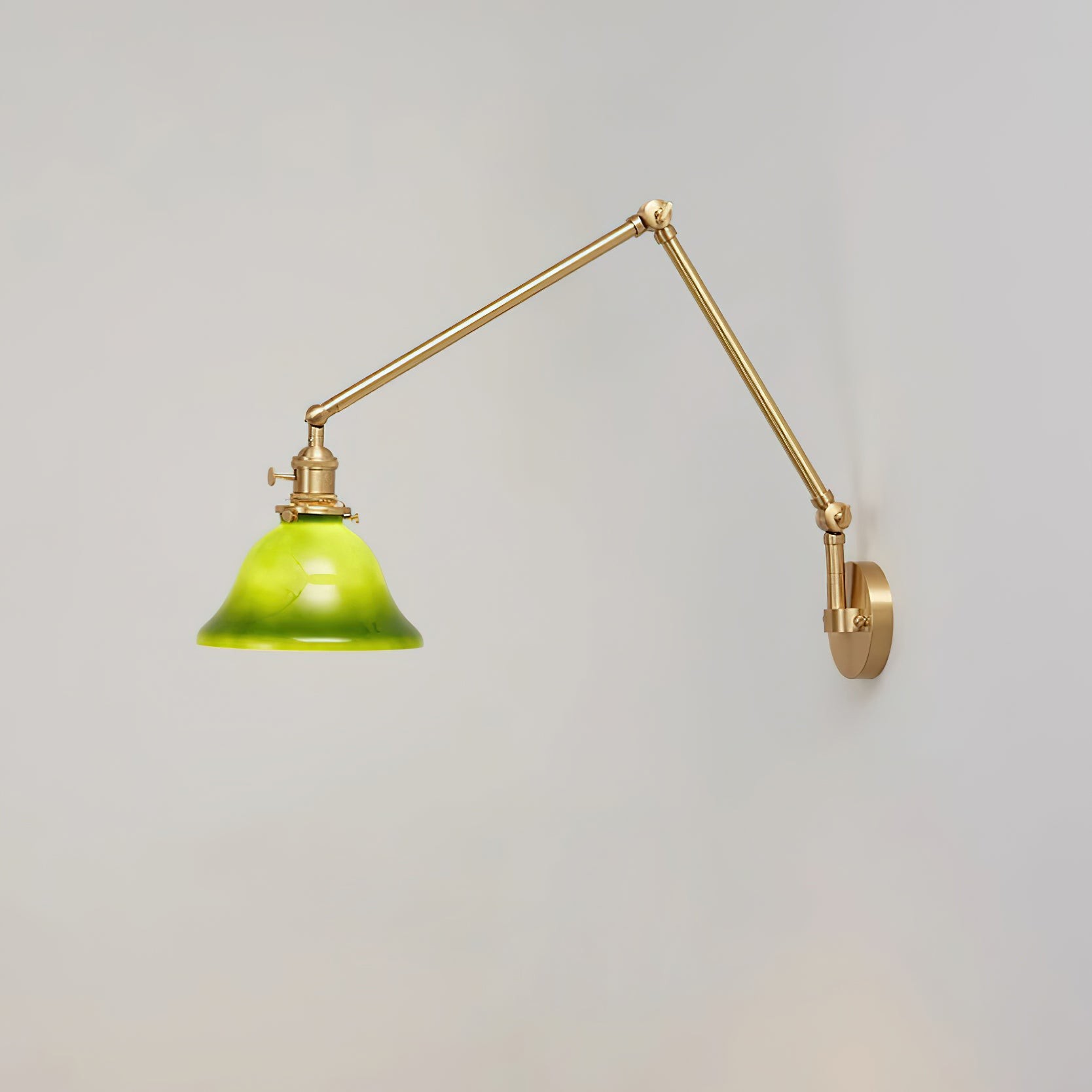 Personalized Green Bell-Shaped Wall Lamp M154