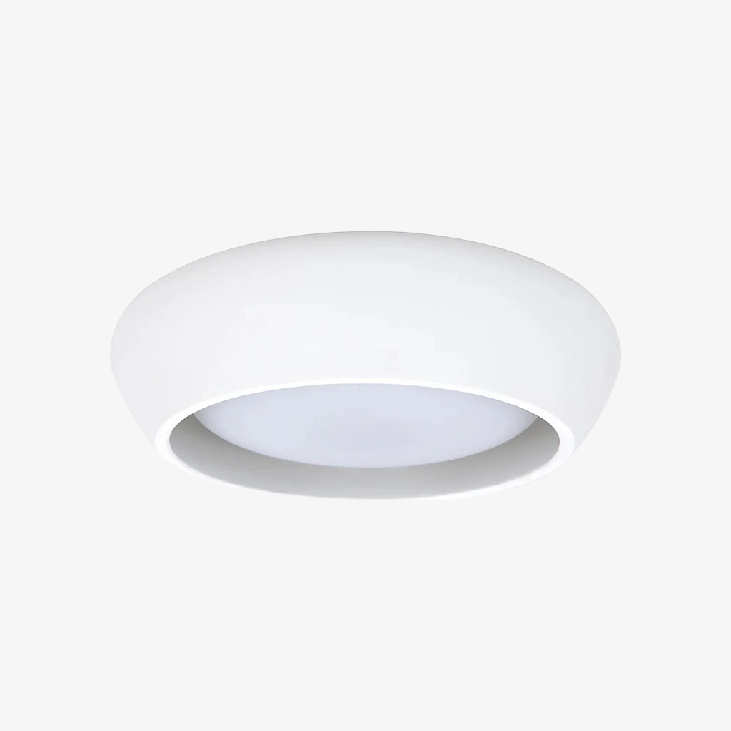 Monocem Minimalist Concrete Ceiling Fixture – Stylish Flush Mount Light for Living Room T1086