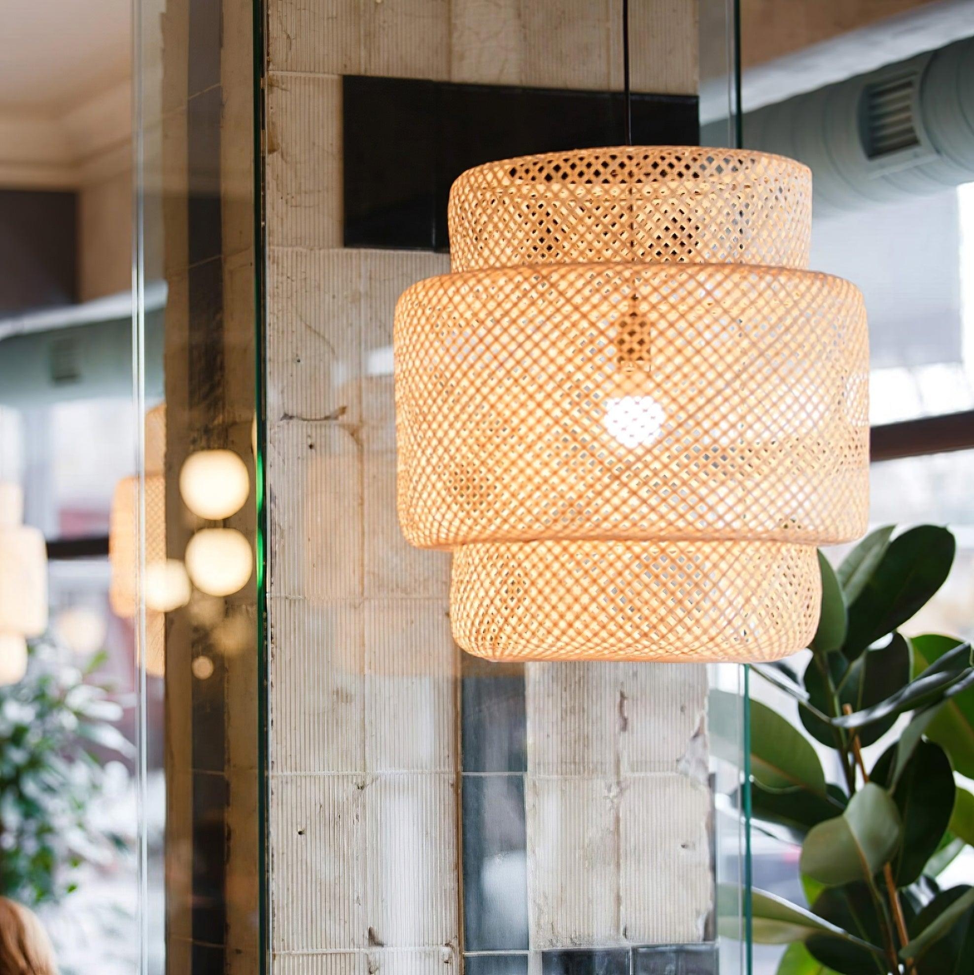 Bamboo Pendant Light T2111