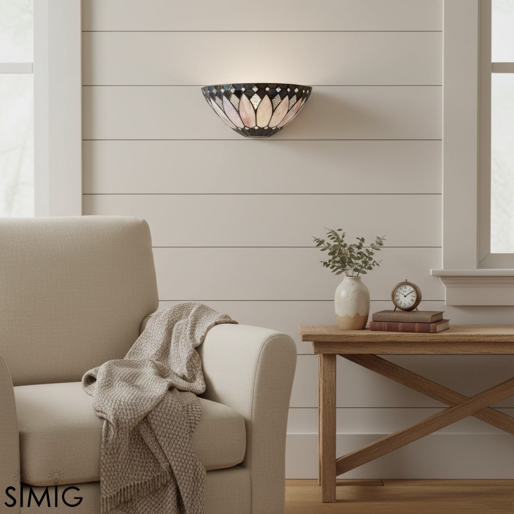 TF Brooklyn Bevelled Glass Wall Light - Stylish Art Deco Wall Sconce for Hallway T639