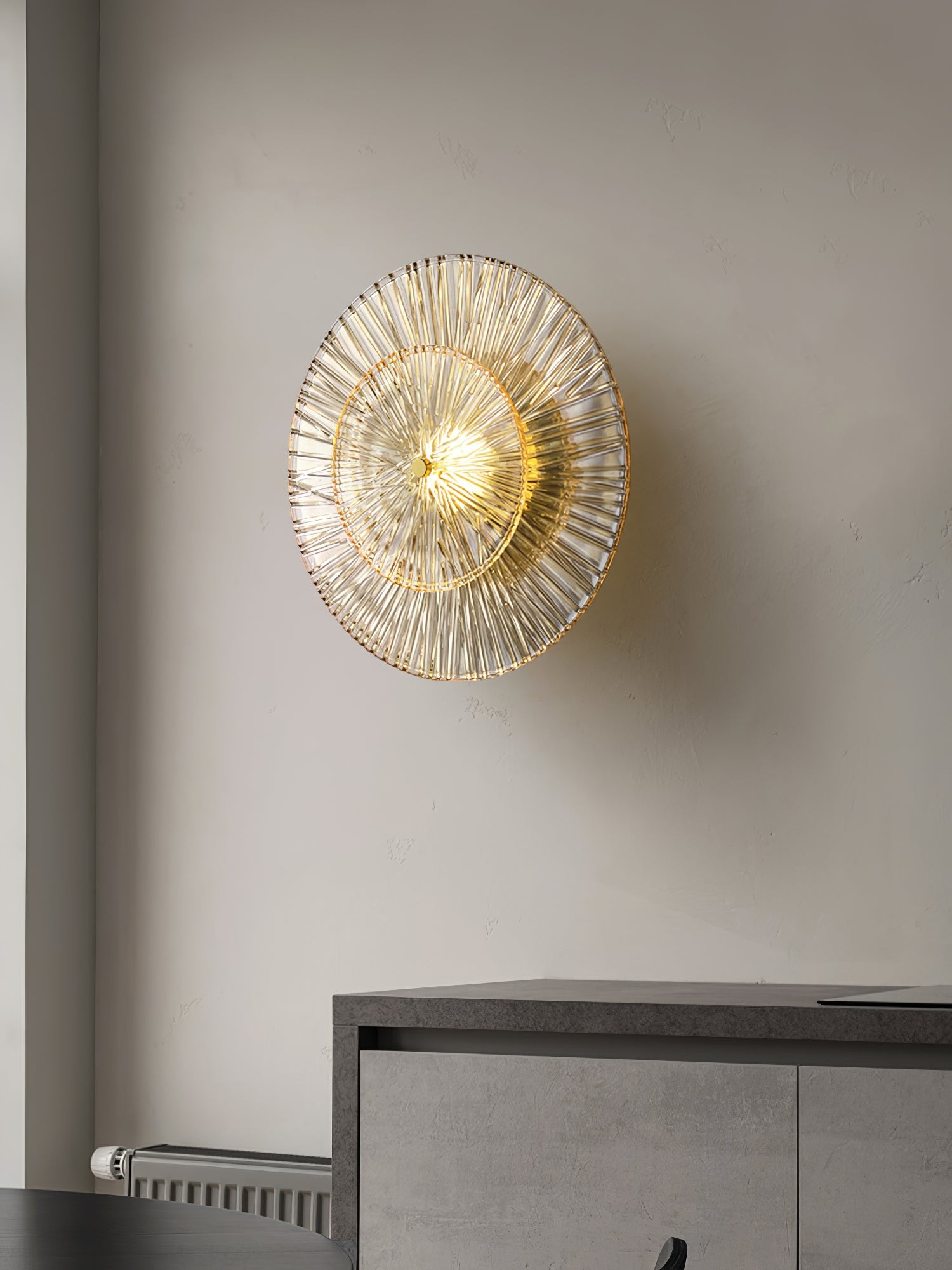 Modern Creative Round Crystal Wall Lamp M14