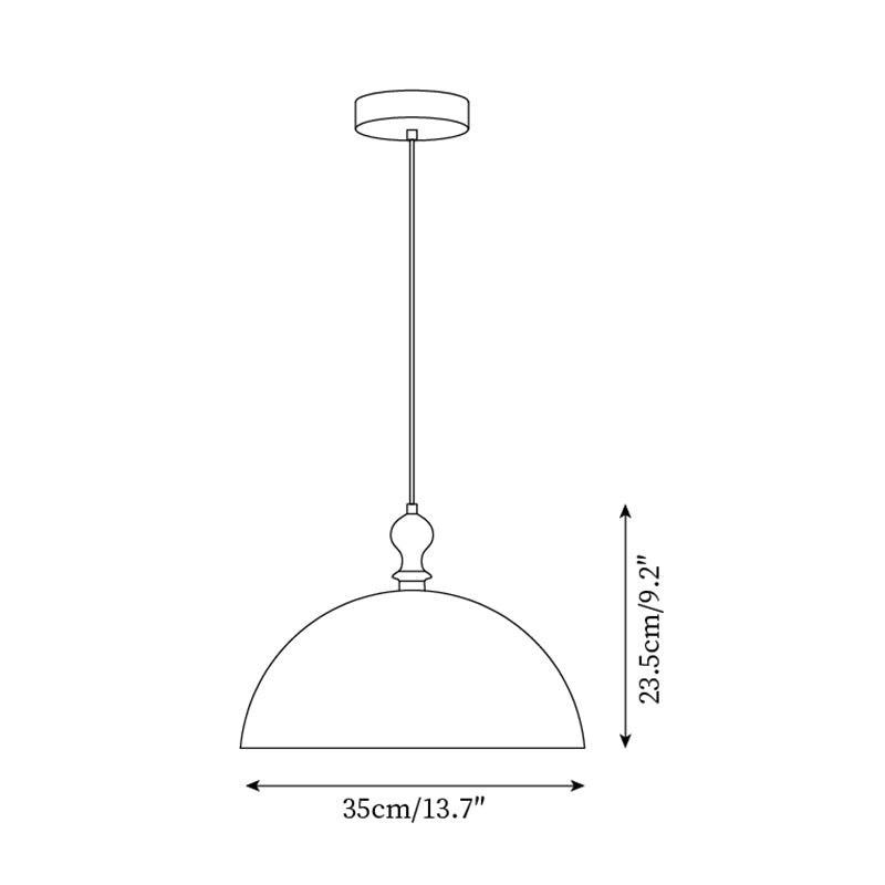 Modern Dome Pendant Light For Kitchen M162