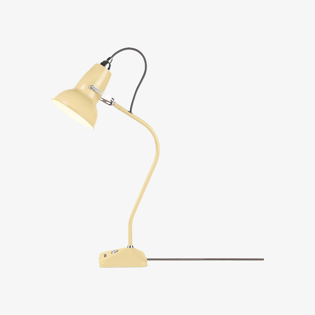 Modryx Pyramid Base Mini Table Lamp - Vintage Metal for Office T574