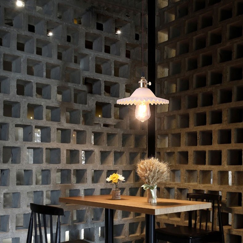 Exotic Vintage Glass Pendant Light
