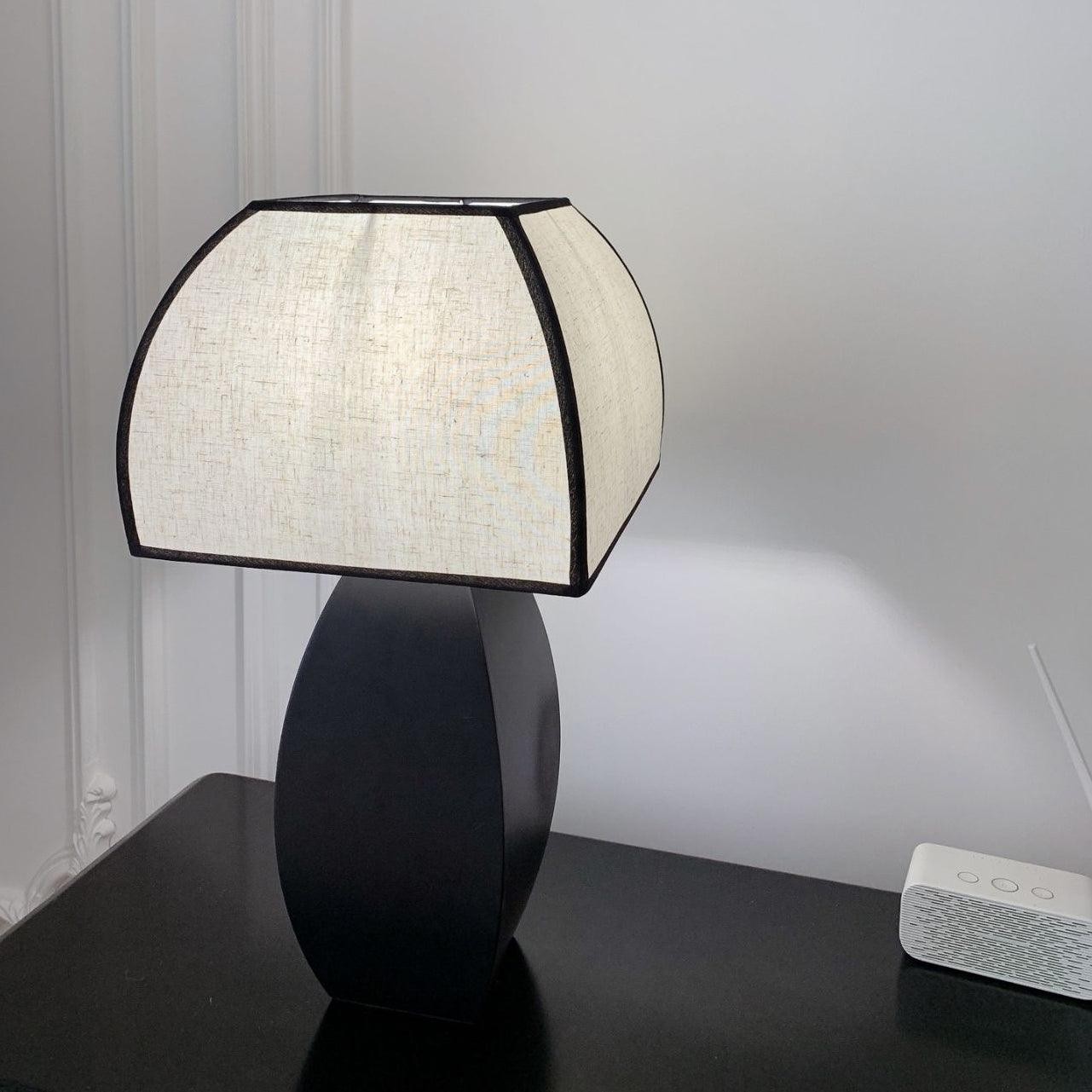 Retro Metal Mushroom Fabric Table Lamp M446