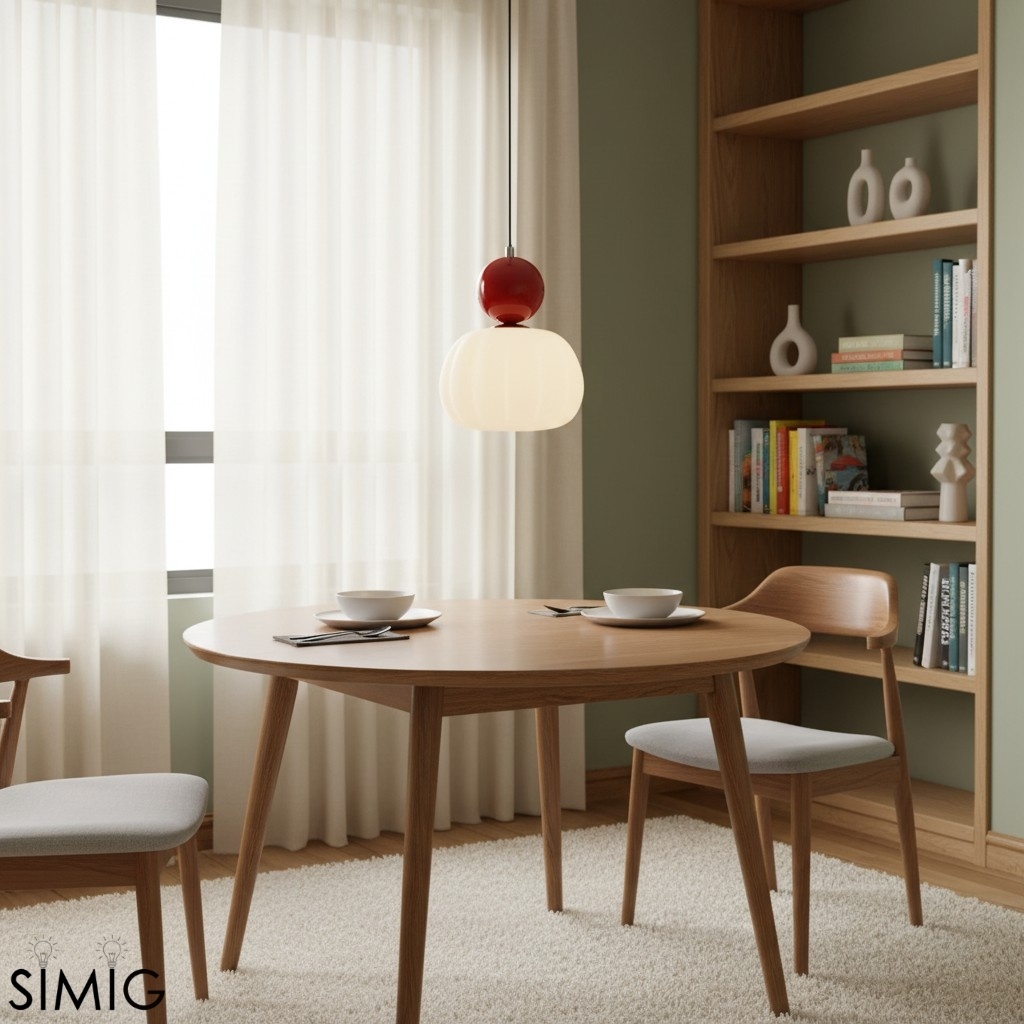 Ornavigo Cream Bauhaus Pumpkin Pendant — Living Room & Dining Area S199
