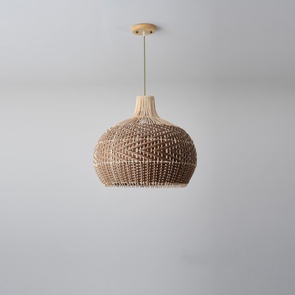 Nordic Rattan Creative Hanging Pendant Light