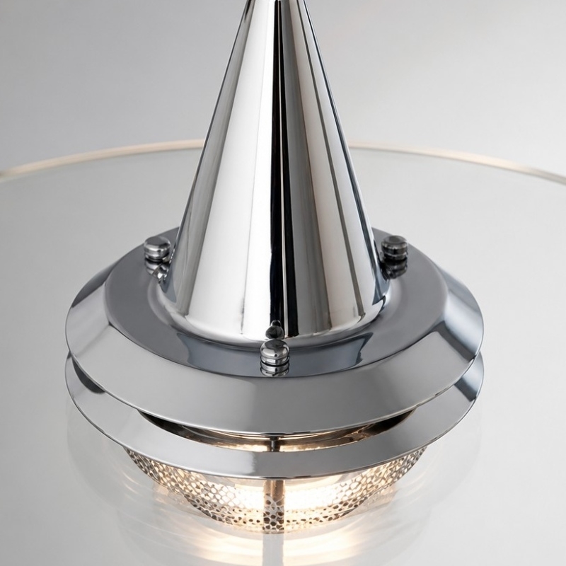 Moxellan Vintage Pendant Light - Modern UFO Pendant Lamp for Dining Room, Studio and Bar T2279